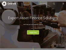Tablet Screenshot of gearedfinance.com.au